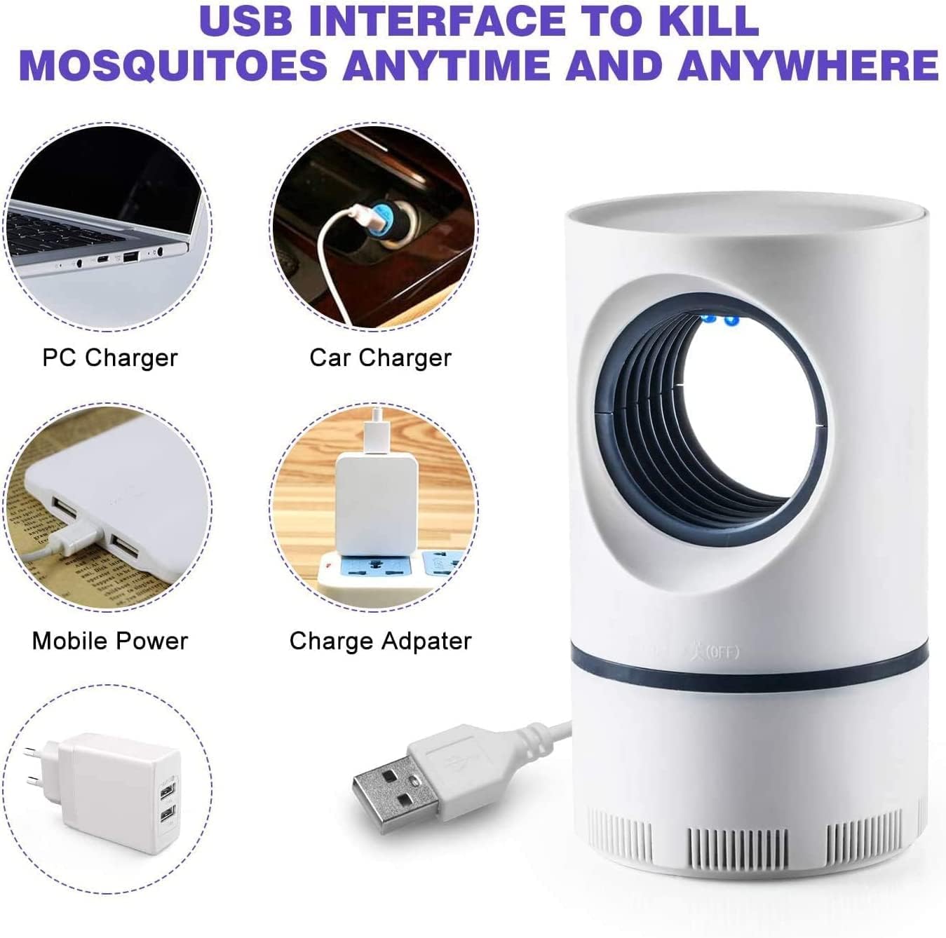 UV LED Mosquito Trap Lamp